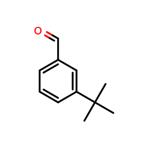 Chemical structure of 3-(Tert-butyl)benzaldehyde , CAS 23039-28-3, AChemBlock X177591