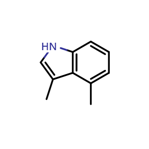 Chemical structure of 3,4-dimethyl-indole , CAS 81784-47-6, AChemBlock X177644