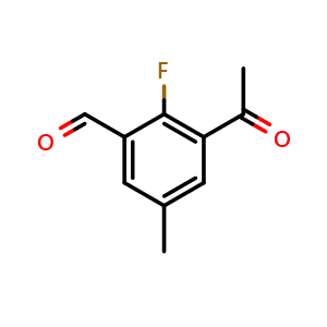 3-Acetyl-2-fluoro-5-methylbenzaldehyde