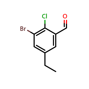 3-Bromo-2-chloro-5-ethylbenzaldehyde