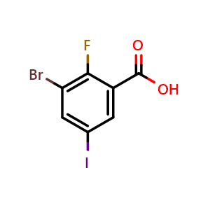 3-bromo-2-fluoro-5-iodobenzoic acid