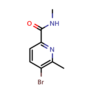 3-Bromo-2-methyl-6-(methylcarbamoyl)pyridine