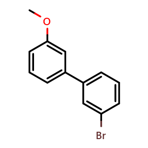 Chemical structure of 3-Bromo-3'-methoxy-1,1'-biphenyl , CAS 337535-27-0, AChemBlock X177865