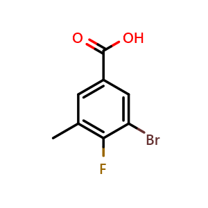 3-Bromo-4-fluoro-5-methylbenzoic acid