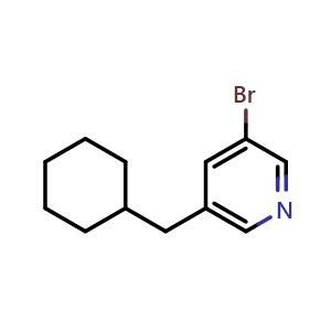 3-bromo-5-(cyclohexylmethyl)pyridine