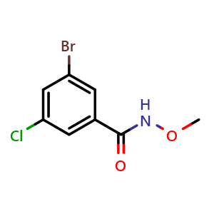 3-Bromo-5-chloro-N-methoxybenzamide