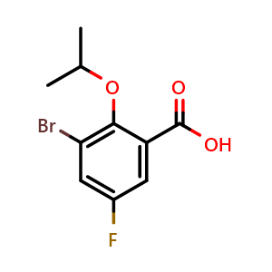 3-Bromo-5-fluoro-2-isopropoxybenzoic acid