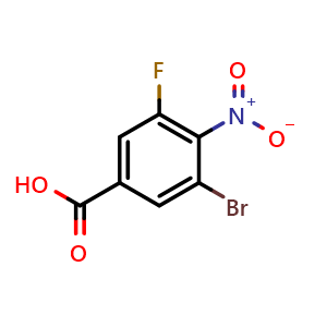 3-Bromo-5-fluoro-4-nitrobenzoic acid