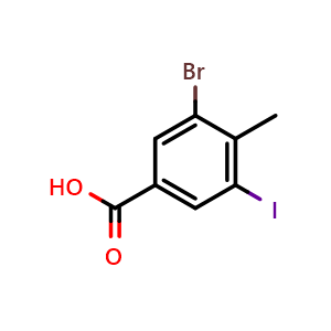 3-Bromo-5-iodo-4-methylbenzoic acid