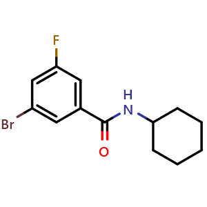 3-Bromo-N-cyclohexyl-5-fluorobenzamide