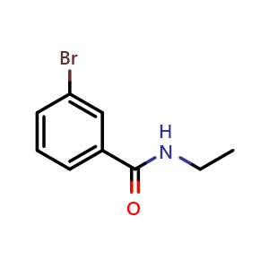 Chemical structure of 3-Bromo-N-ethylbenzamide , CAS 26819-10-3, AChemBlock X178016