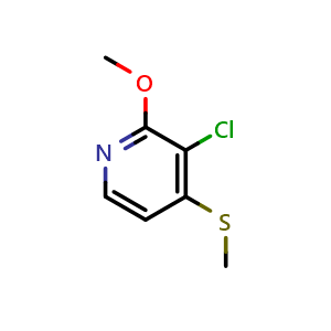 3-Chloro-2-methoxy-4-(methylthio)pyridine