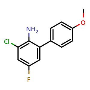 3-Chloro-5-fluoro-4'-methoxy-[1,1'-biphenyl]-2-amine