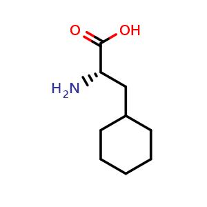 Chemical structure of 3-Cyclohexyl-L-alanine , CAS 27527-05-5, AChemBlock X178149