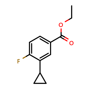 3-Cyclopropyl-4-fluoro-benzoic acid ethyl ester