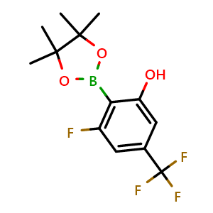 3-Fluoro-2-(4,4,5,5-tetramethyl-1,3,2-dioxaborolan-2-yl)-5-(trifluoromethyl)phenol