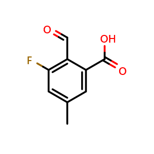3-Fluoro-2-formyl-5-methylbenzoic acid