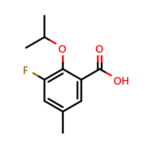 3-Fluoro-2-isopropoxy-5-methylbenzoic acid