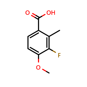 3-Fluoro-4-methoxy-2-methylbenzoic acid