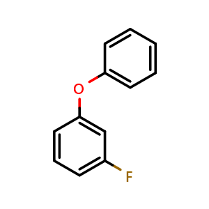 Chemical structure of 3-Fluorodiphenyl ether , CAS 3798-89-8, AChemBlock X178279
