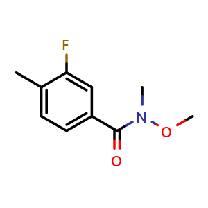 3-fluoro-N-methoxy-N,4-dimethylbenzamide