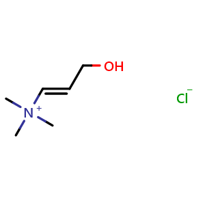 3-Hydroxy-N,N,N-trimethylprop-1-en-1-aminium chloride