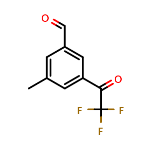 3-Methyl-5-(2,2,2-trifluoroacetyl)benzaldehyde