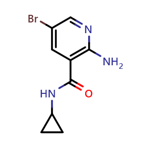 3-Pyridinecarboxamide,2-amino-5-bromo-N-cyclopropyl-