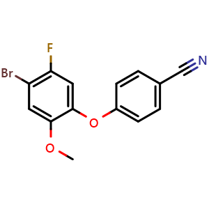 4-(4-Bromo-5-fluoro-2-methoxyphenoxy)benzonitrile