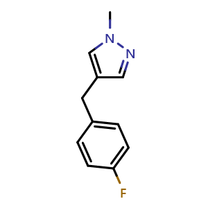 4-(4-fluorobenzyl)-1-methyl-1H-pyrazole