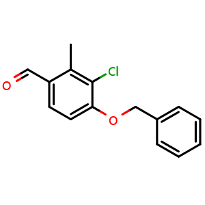 4-(benzyloxy)-3-chloro-2-methylbenzaldehyde