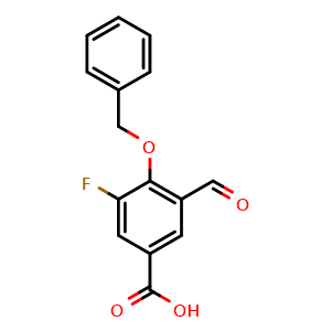 4-(Benzyloxy)-3-fluoro-5-formylbenzoic acid