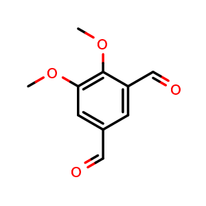 Chemical structure of 4,5-Dimethoxyisophthalaldehyde , CAS 10536-24-0, AChemBlock X178611