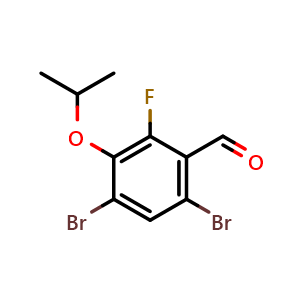 4,6-Dibromo-2-fluoro-3-isopropoxybenzaldehyde