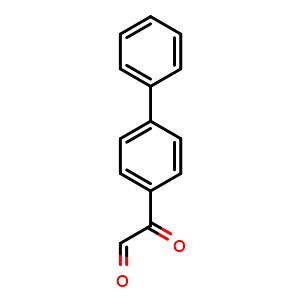 Chemical structure of 4-Biphenylglyoxal , CAS 4974-58-7, AChemBlock X178658