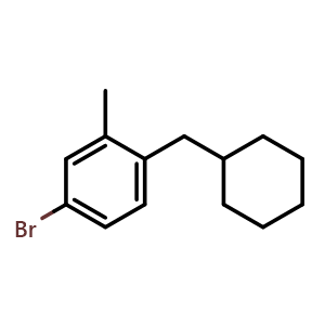 4-bromo-1-(cyclohexylmethyl)-2-methylbenzene