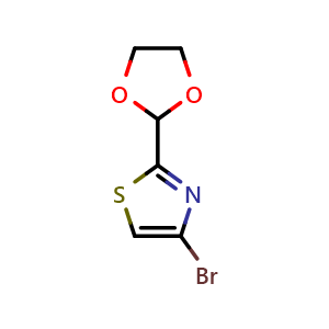 4-Bromo-2-(1,3-dioxolan-2-yl)thiazole