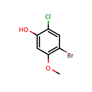 4-Bromo-2-chloro-5-methoxyphenol