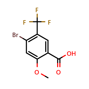 4-Bromo-2-methoxy-5-(trifluoromethyl)benzoic acid