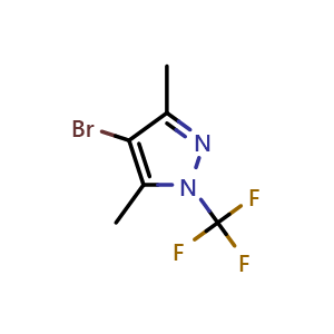 4-Bromo-3,5-dimethyl-1-(trifluoromethyl)-1H-pyrazole