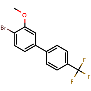 4-Bromo-3-methoxy-4'-(trifluoromethyl)-1,1'-biphenyl