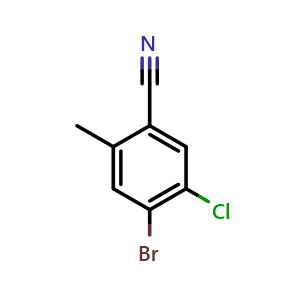 4-Bromo-5-chloro-2-methylbenzonitrile