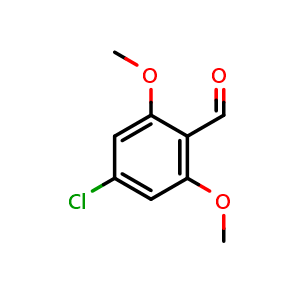 Chemical structure of 4-Chloro-2,6-dimethoxybenzaldehyde , CAS 1476848-17-5, AChemBlock X178929