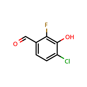 4-Chloro-2-fluoro-3-hydroxybenzaldehyde
