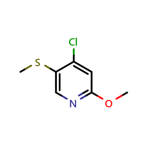 4-Chloro-2-methoxy-5-(methylthio)pyridine