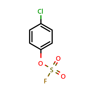 Chemical structure of 4-Chlorophenyl sulfofluoridate , CAS 1535-33-7, AChemBlock X179018