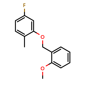 4-Fluoro-2-((2-methoxybenzyl)oxy)-1-methylbenzene