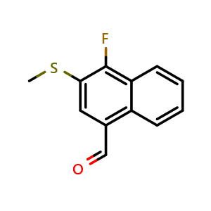 4-Fluoro-3-(methylthio)-1-naphthaldehyde