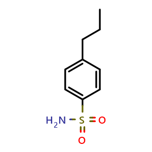 Chemical structure of 4-N-propylbenzenesulfonamide , CAS 1132-18-9, AChemBlock X179254