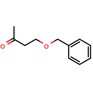 Chemical structure of 4-phenylmethoxybutan-2-one , CAS 6278-91-7, AChemBlock X179260